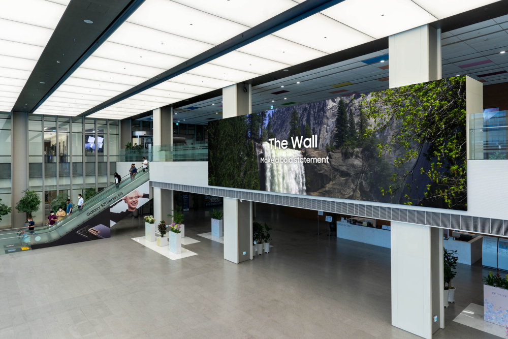 Màn hình The Wall 2021 của Samsung có kích thước siêu lớn 1.000 inch