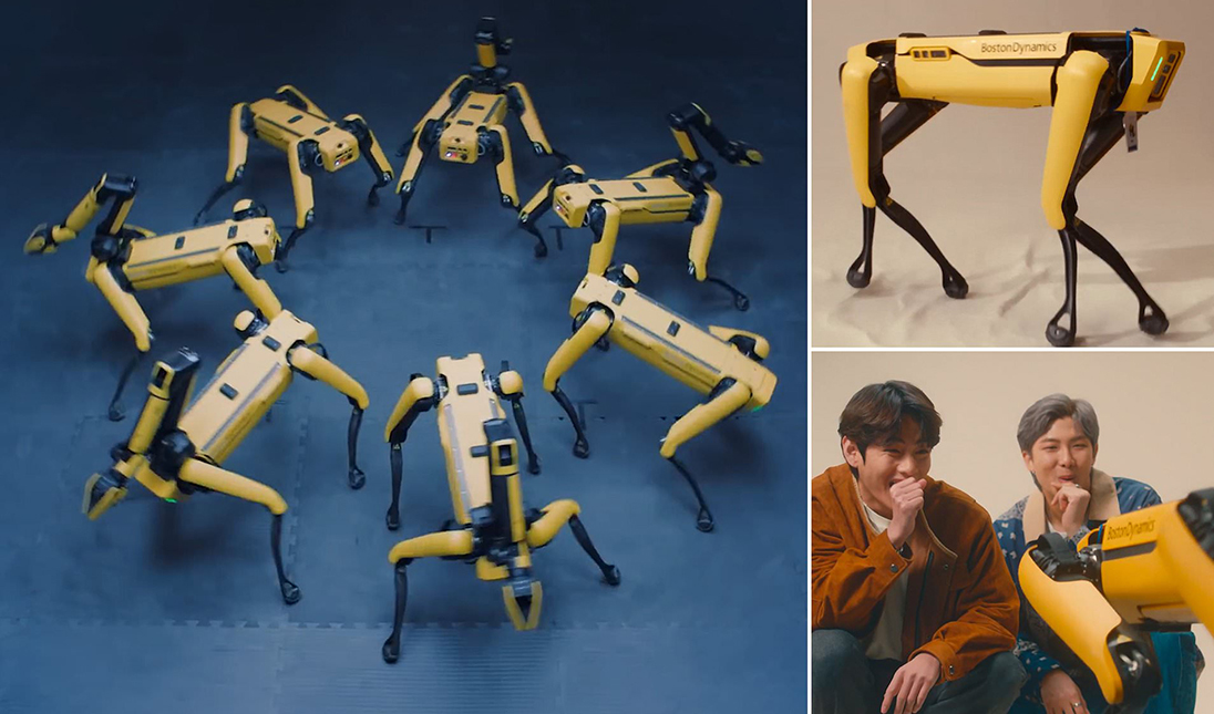 Robot Spot nhún nhảy nhịp nhàng theo bài hát của nhóm nhạc BTS