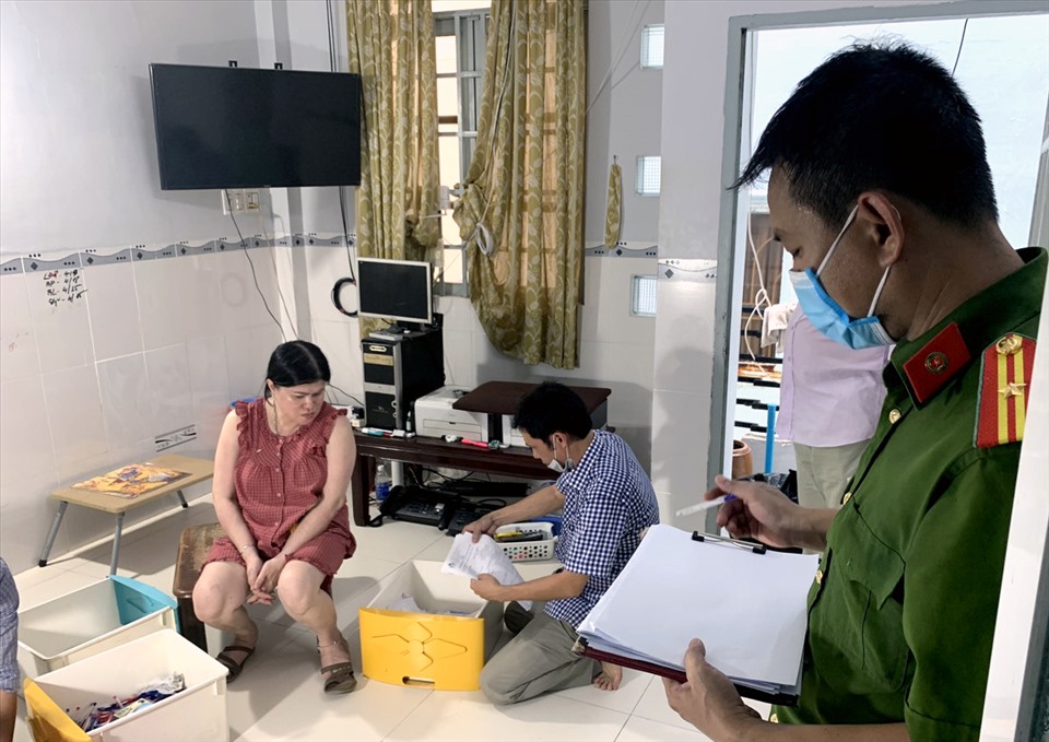 Cơ quan Công an khám xét nơi ở của Nguyễn Thị Thủy Liên